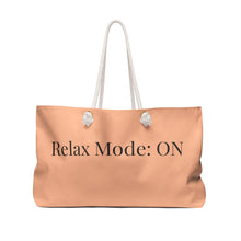 Load image into Gallery viewer, Sunset Escape -Fuzzy Peach Weekender Tote
