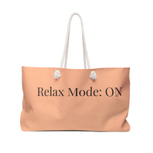 Load image into Gallery viewer, Sunset Escape -Fuzzy Peach Weekender Tote
