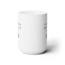 Load image into Gallery viewer, Cafecito-Fueled Jefa - Inspirational 15oz Ceramic Mug
