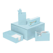 Load image into Gallery viewer, powder blue colorful desk accessories
