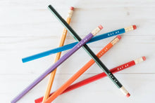 Load image into Gallery viewer, Rainbow Gay AF Pencil Set
