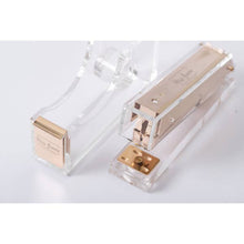 Load image into Gallery viewer, Acrylic desk accessories tape dispenser and stapler
